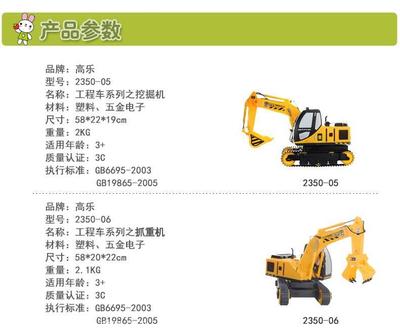 遙控挖掘機 兒童玩具中的工程巨匠